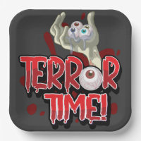 Terror Time Zombie Hand with Eyeballs T-Shirt