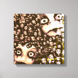 Terror twins,Haunted dolls picture canvas art