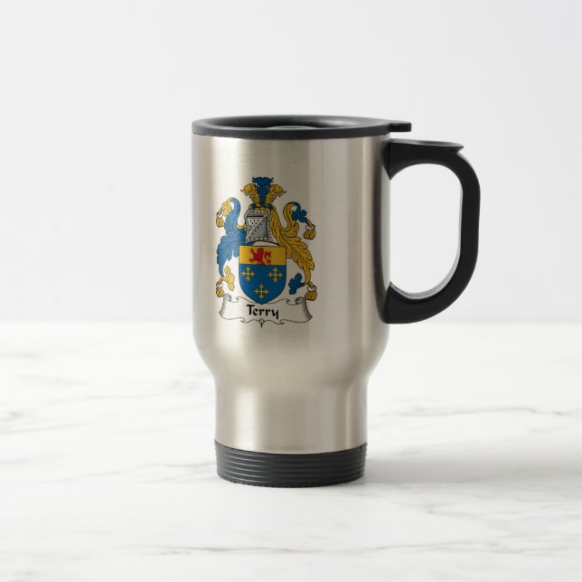 Terry Family Crest Travel Mug (Right)