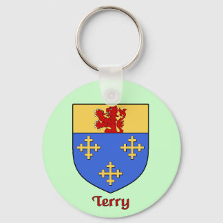 Terry Family Shield Keychain