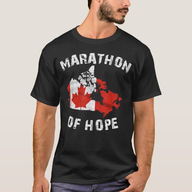 Terry Fox Marathon Of Hope Canada Marathon T-Shirt (Front)