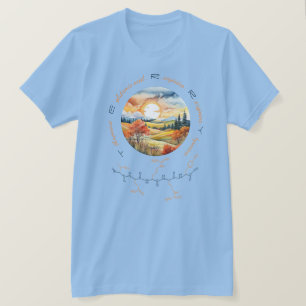 TERRY peptide, Moon 1 w/ custom text, light T-Shirt