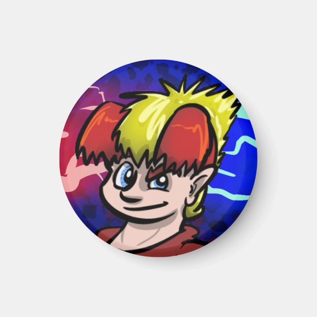 Terry Red and Blue Magnet (Front)