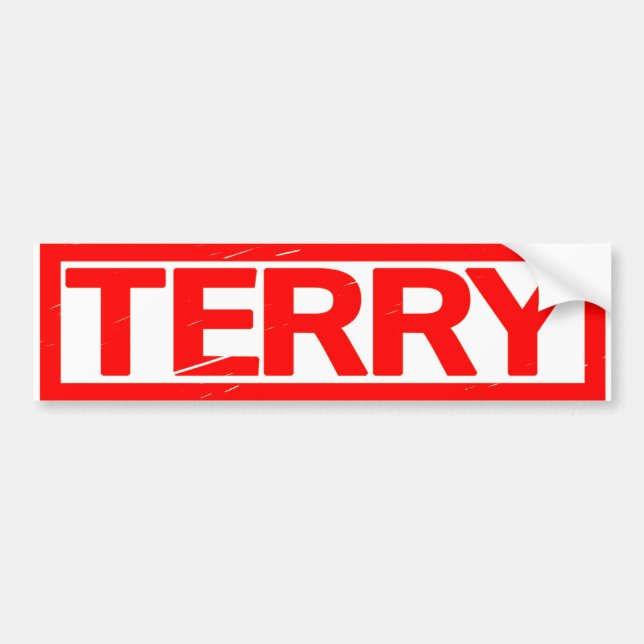 Terry Stamp Bumper Sticker (Front)