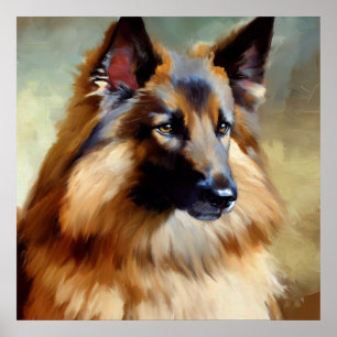 Tervuren Belgian Shepherd Dog  Poster