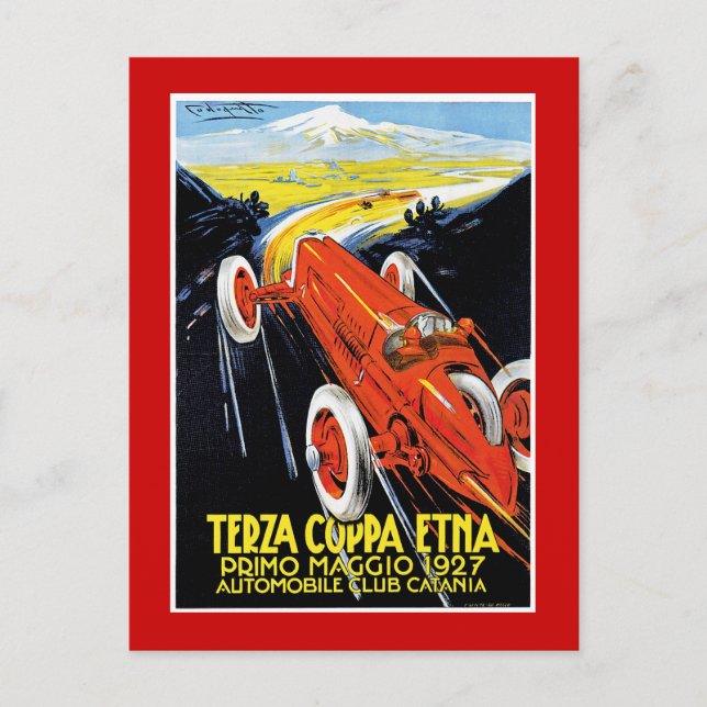 Terza Coppa Etna Postcard (Front)