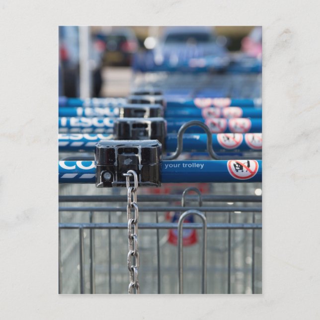 Tesco trolley postcard (Front)