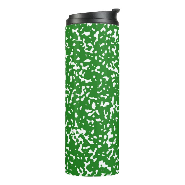 Tesimartplans | Green Composition Thermal Tumbler (Rotated Left)
