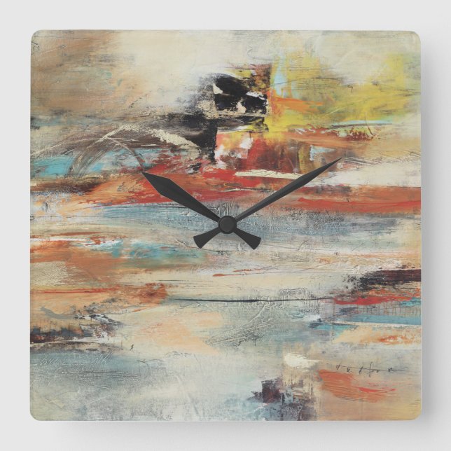 Tesiturno Square Wall Clock (Front)