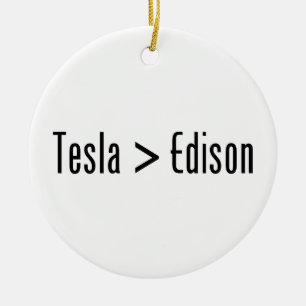 Tesla > Edison Ceramic Tree Decoration