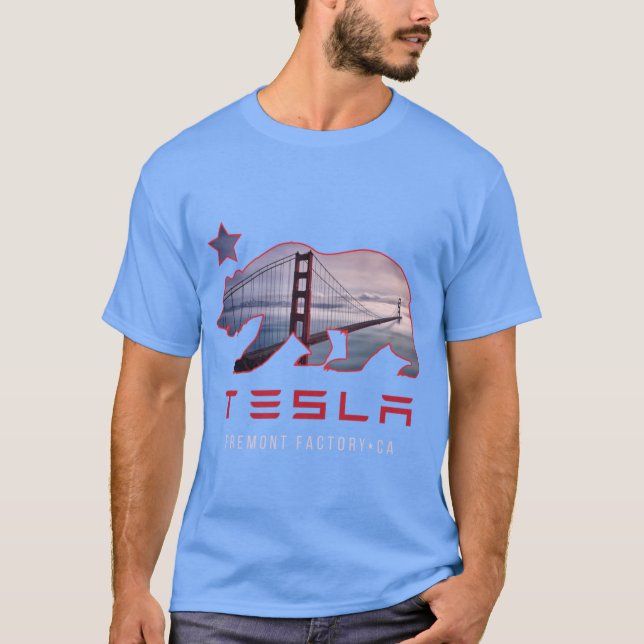 Tesla Fremont Factory T-Shirt (Front)