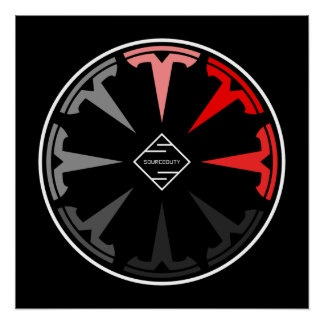 Tesla Logo Poster