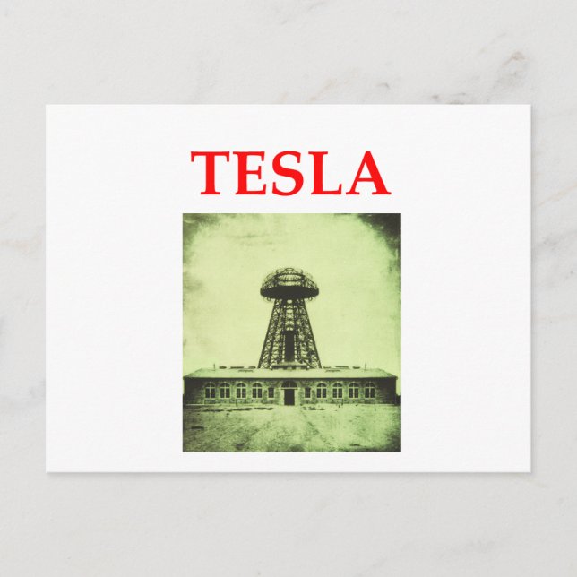 tesla postcard (Front)