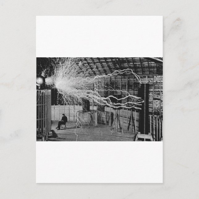 tesla postcard (Front)