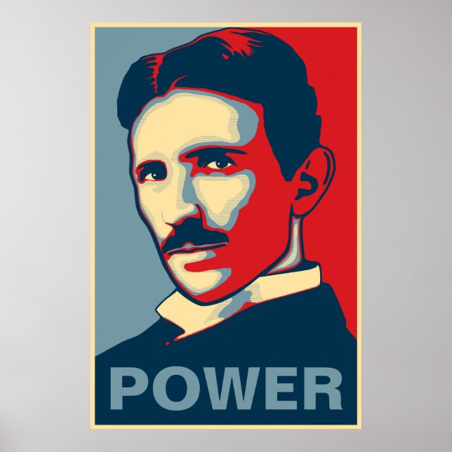 Tesla Power Poster (Front)