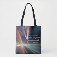 Tesla Quote Secret of the Universe Personalise