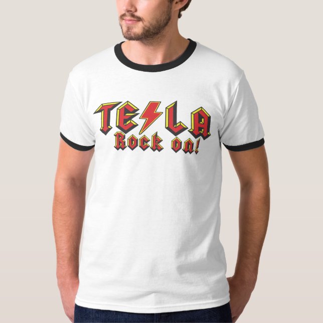 Tesla rock T-Shirt (Front)