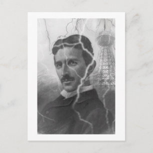 Tesla, The Lightning Man Postcard