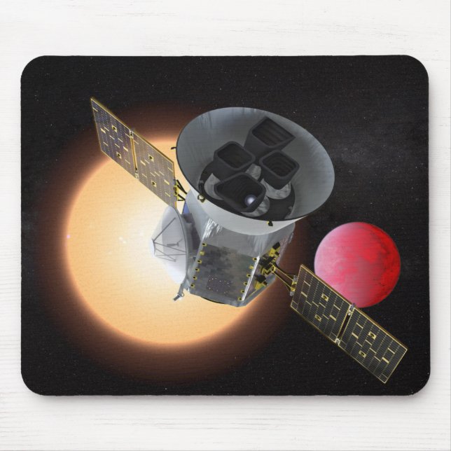 TESS Planet Hunter Spacecraft Mouse Pad (Front)
