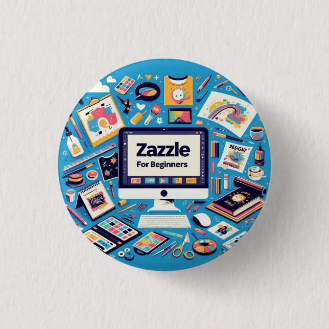 test 3 cm round badge (Front)