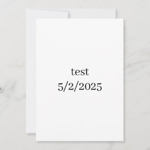 test 5/2/2025 invitation