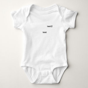 test baby bodysuit