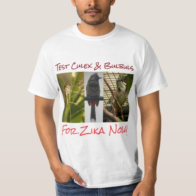 Test Culex & Bulbuls Shirt by RoseWrites (Front)