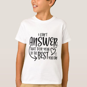 Test Day Exam Proctor Testing Cute T-Shirt