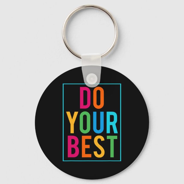Test Day Mode On Teacher State Testing Ideas Schoo Key Ring (Front)