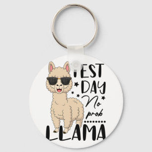 Test Day No Prob Llama Teacher Student Exam Test D Key Ring