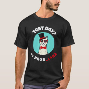 Test Day No Probllama Testing Tee Llama design