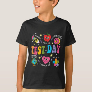 Test Day Rock The Test Testing Day Motivational Te T-Shirt