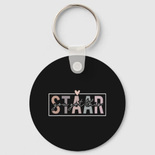 Test Day Teacher Exam Leopard Testing Day You Got Key Ring