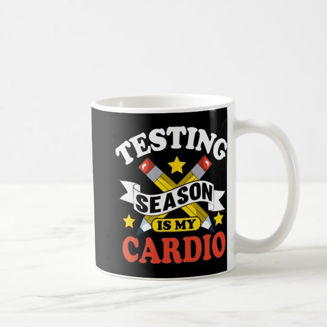 Test Day Testing Shirts For Women Teachers  Coffee Mug (Right)