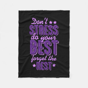 Test Day Testing Shirts For Women Teachers Fleece Blanket