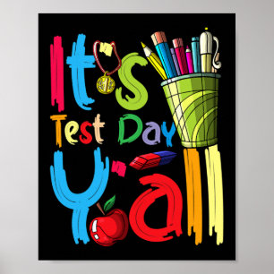 Test Day Yall Appreciation Testing 22 Test Day Tea Poster