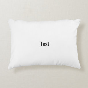 test decorative cushion