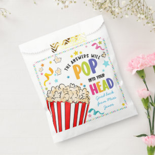 test good luck treat class teacher answer pop  favour bags