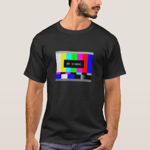 Test Image I No Signal Glitch Frame Retro Analogue T-Shirt