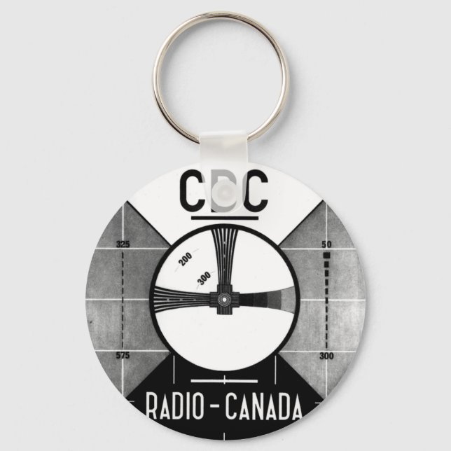 Test Pattern Key Ring (Front)
