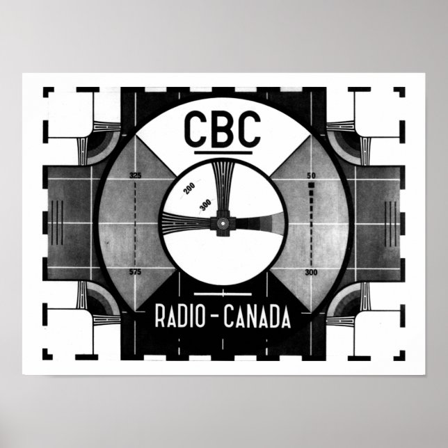 Test Pattern Poster (Front)
