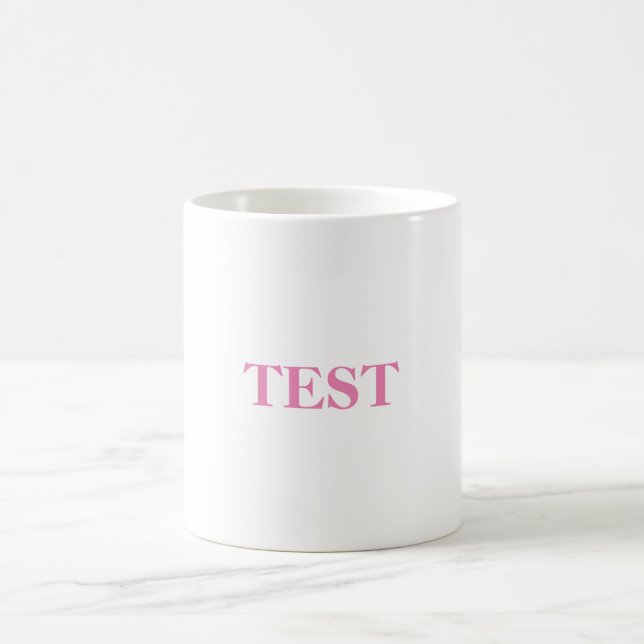 Test Pink Mug (Center)