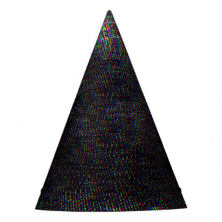Test Screen Glitch Texture Background Party Hat