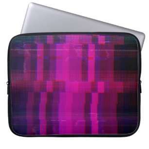 Test screen glitch texture laptop sleeve