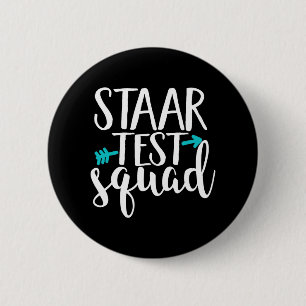 Test Squad Elementary Teacher Test Day  6 Cm Round Badge