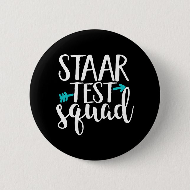 Test Squad Elementary Teacher Test Day  6 Cm Round Badge (Front)