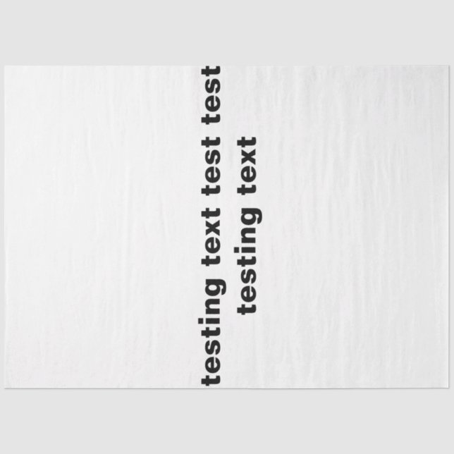 test tissue paper (Front)