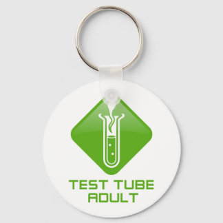 Test Tube Adult Key Ring