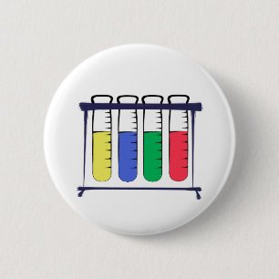 Test Tube Shelf 6 Cm Round Badge