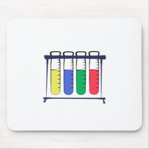 Test Tube Shelf Mouse Pad